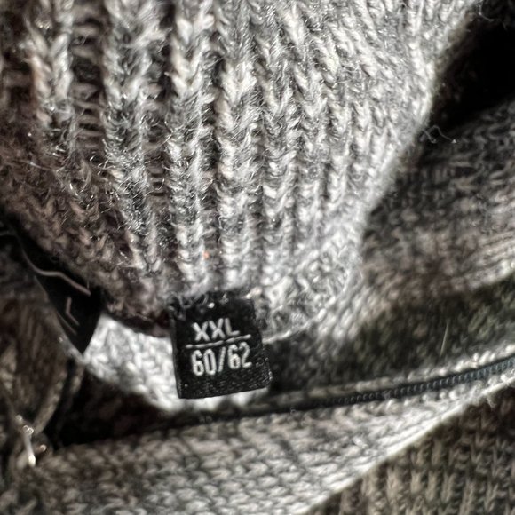 ๐ Barisal Men Knitted Sweater with Zipper Heather Gray - Picture 12 of 14